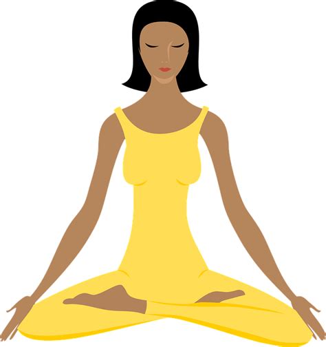 Yoga Female Exercise · Free vector graphic on Pixabay