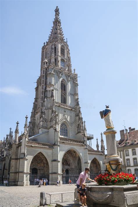 Cathedral of Bern in Switzerland Editorial Photo - Image of city ...