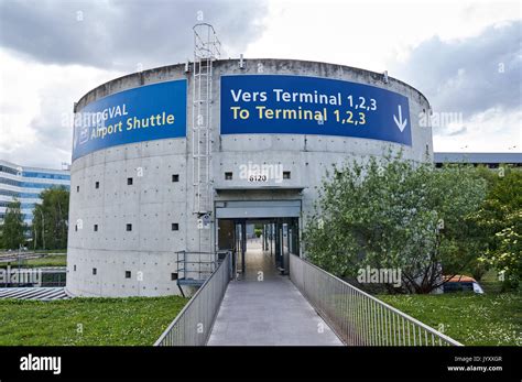 PARIS, FRANCE - MAY 14, 2017 : Charles De Gaulle Airport Parking and ...