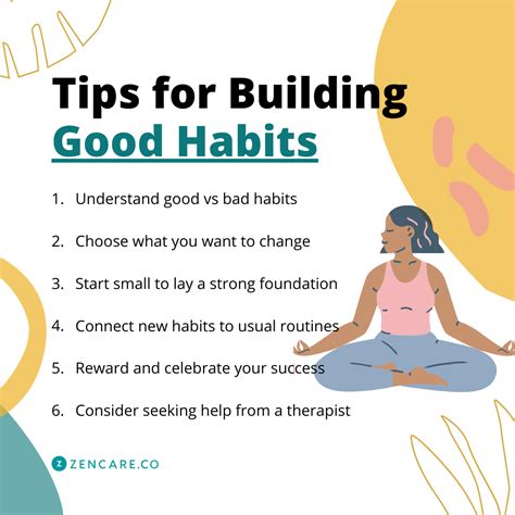 6 Tips for Building Good Habits | Zencare