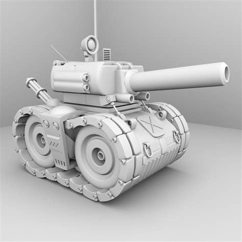 Advanced Military tank Free 3D Model - .mb .obj - Free3D