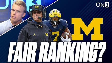 Michigan Wolverines Ranked #5 in CFP! | Too Low? College Football ...