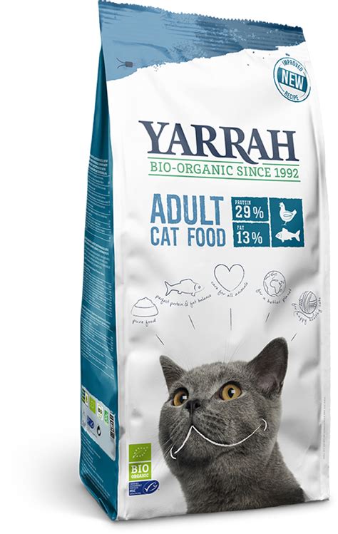 Yarrah Organic Dry Adult Cat Food With Fish - 800g - Yarrah