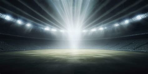 The football stadium at night. Generative AI 32494426 Stock Photo at Vecteezy