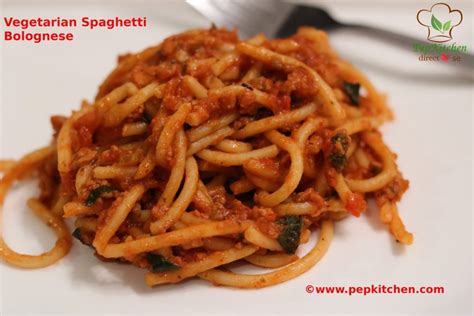 Vegetarian Spaghetti Bolognese – Pepkitchen