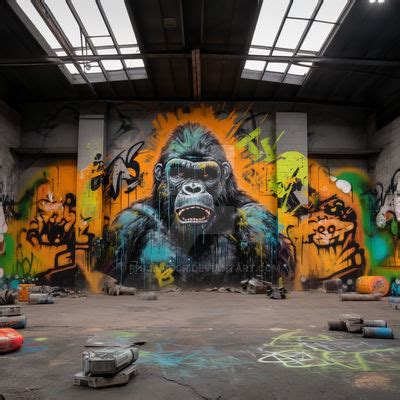 Gorilla Graffiti by Phallador on DeviantArt