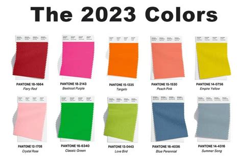 Introducing the Pantone Palette 2023 | Home Design Inspiration