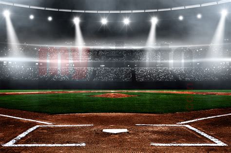 Digital Sports Background - Baseball Stadium