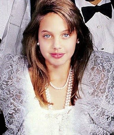 Angelina Jolie childhood Pics