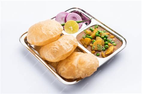 Premium Photo | Poori masala curry or aloo sabzi for puri