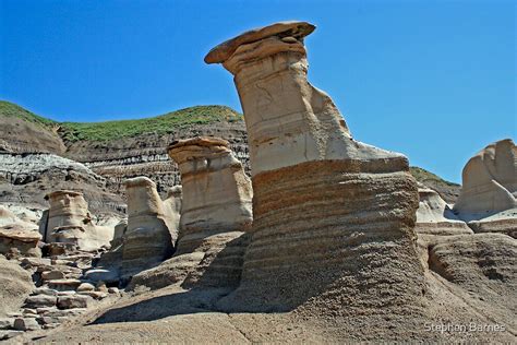 "Hoodoos, Drumheller" by Stephen Barnes | Redbubble