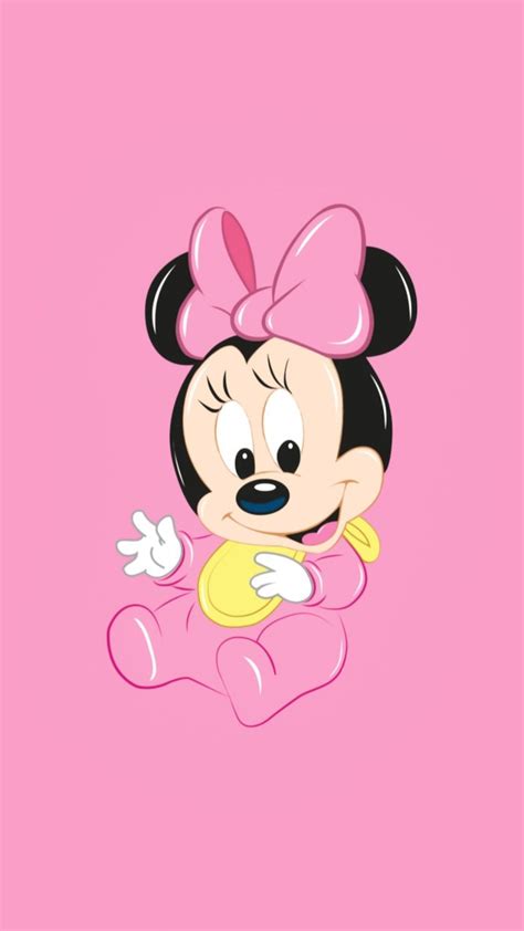 30 Mickey Mouse Disney Aesthetic Wallpapers : Mini Minnie Mouse Pink Background - Idea ...
