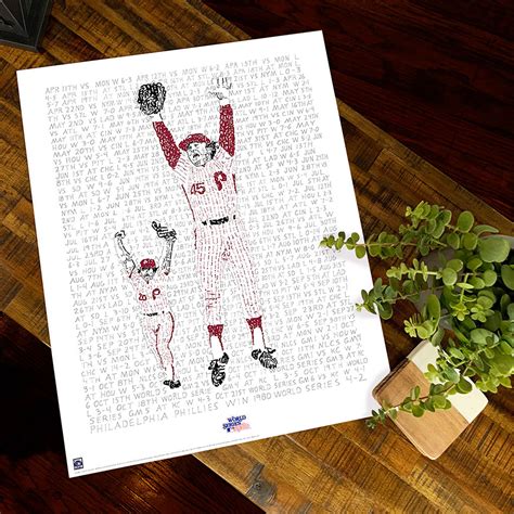 1980 Philadelphia Phillies Tug McGraw Word Art Print - PhillyWordArt