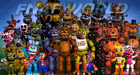 NUEVO FNAF WORLD Y NUEVOS ANIMATRONICOS - YouTube