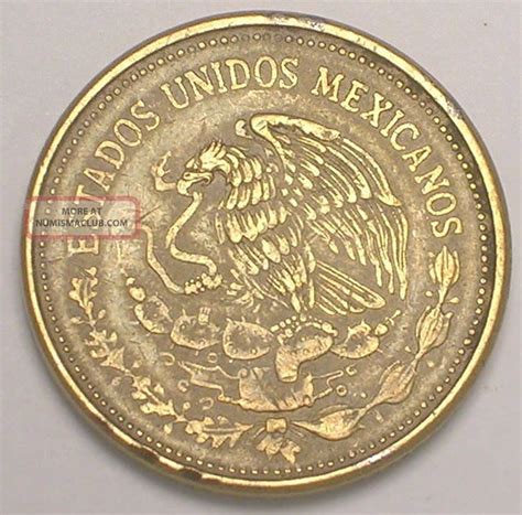 1985 Mexico Mexican 100 Pesos Carranza Eagle Coin F,