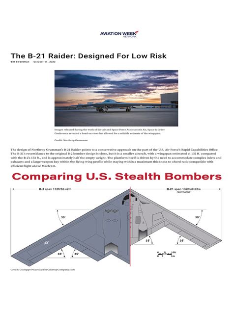 The B-21 Raider - Designed For Low Risk - Aviation Week Network | PDF ...