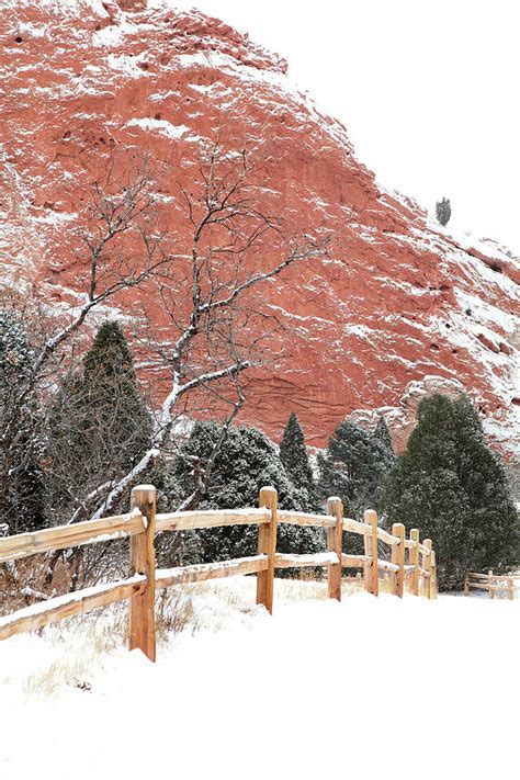 Garden of the Gods Snow Photograph by Bob Falcone | Fine Art America