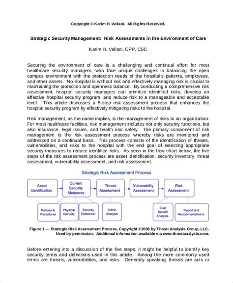 Wonderful How To Write A Threat Assessment Report Information Example