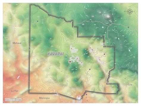 Yavapai County Map - John Ehlen