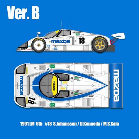 1/43 kit mazda 787B. model factory hiro k658