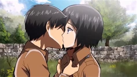 Eren X Mikasa Kiss