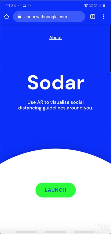 พรีวิว Sodar เรดาร์ AR ช่วยเว้นระยะ Social Distancing จาก Google