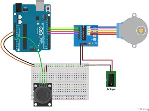 Driving 28BYJ-48 Stepper Motor Control with Joystick - Hackster.io