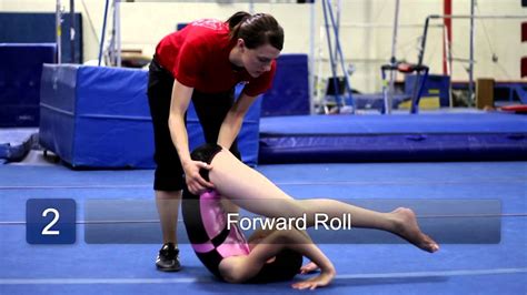 How to Do Forward Rolls in Beginner Gymnastics : Beginning Gymnastics ...