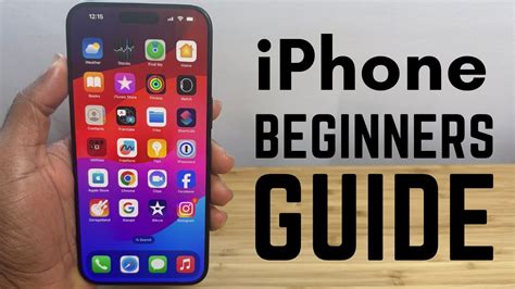 iPhone - Complete Beginners Guide - YouTube