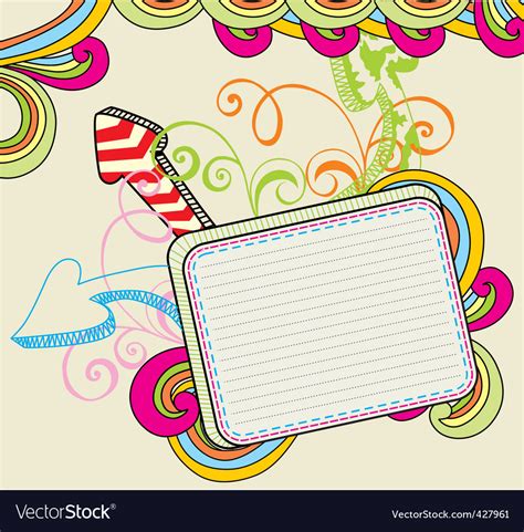 Banner doodle Royalty Free Vector Image - VectorStock