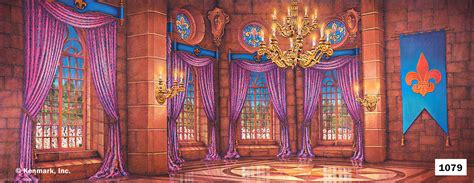 Castle Ballroom Scenic Backdrop by Kenmark Backdrops