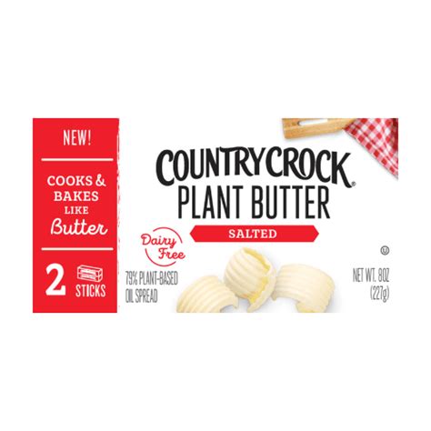 COUNTRY CROCK PLANT BUTTER STICKS SALTED 2CT| Country Crock