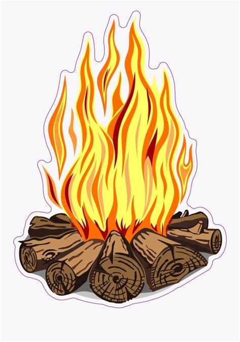 Campfire Clipart Images | Fire drawing, Campfire drawing, Campfire