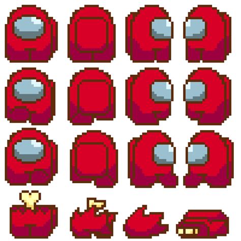 Among Us Simple Sprites (Free Use/Give credit) by ElBertotoOsiOsi on DeviantArt