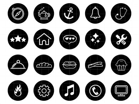 300+ Black and White Instagram Highlight Cover Icons - Sammy Travis Creative