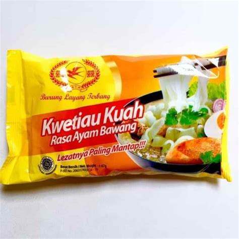 Jual Kwetiau Kuah Rasa Ayam Bawang - Cap Burung Layang Terbang [67 gr] di Seller ToserbaJaya ...