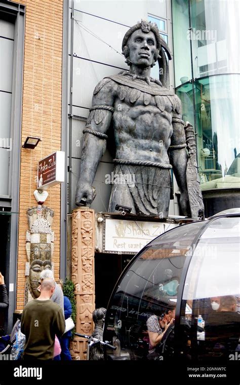 Shaka Zulu Statue in Camden Market, Camden Town, London, United Kingdom ...