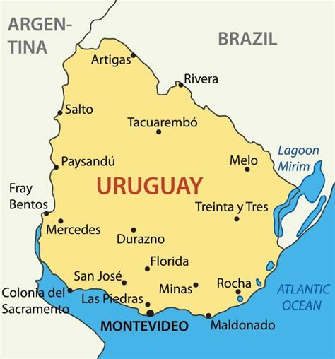 Mapa De Uruguay Mapa De Uruguay Uruguay Mapas | Porn Sex Picture