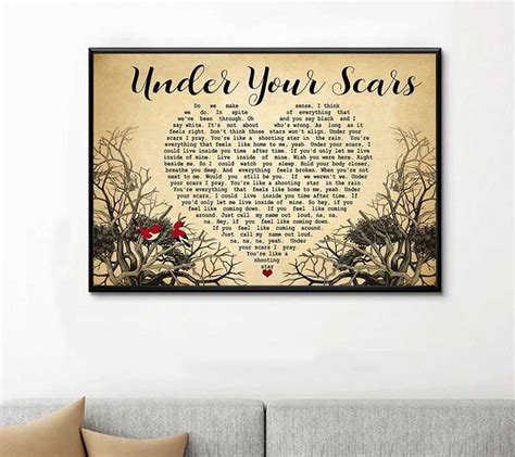 Godsmack Under Your Scars Lyrics Poster When Legends Rise | Etsy