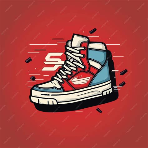 Premium Vector | A sneaker with the letter s on it