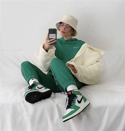 fan outfits account on Twitter | Jordan outfits, Lucky green outfit ...