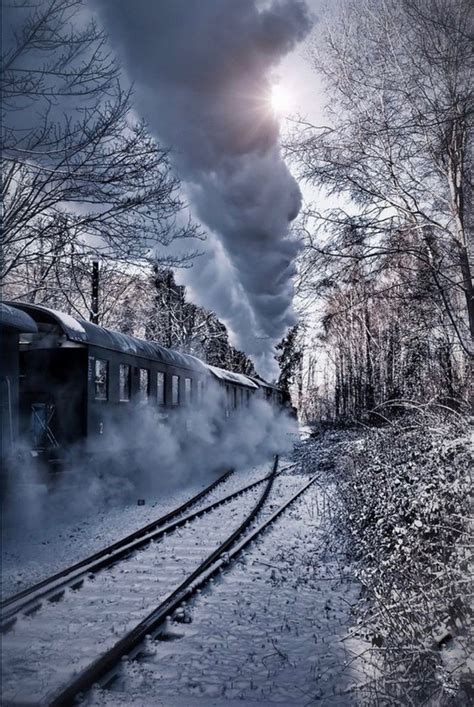 Pin on Trains | Winter scenery, Train, Winter scenes