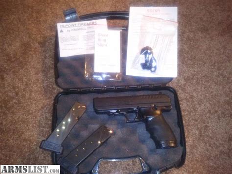 ARMSLIST - For Sale/Trade: New Hi-Point JHP .45 ACP w/ Accessories