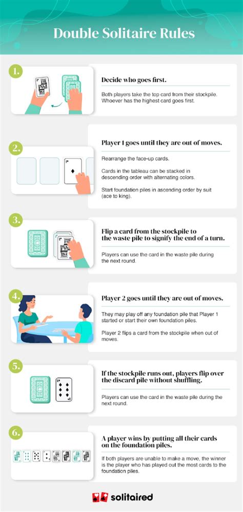 How To Play Double Solitaire: Rules and Strategies - Solitaired