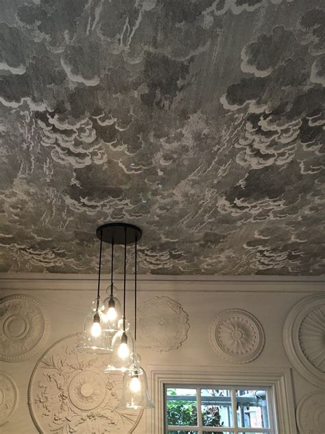 Cole & Son cloud wallpaper: 'Fornasetti II Nuvolette' | Fornasetti wallpaper, Bedroom wallpaper ...