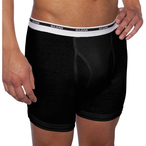 Gildan Men's Premium Cotton Comfort Boxer Brief, 2 -Pack - Walmart.com