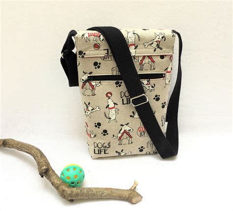 Dog walkers bag dog lovers gift dog walking bag with poo bag | Etsy