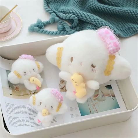 Cartoon Japan Anime Cogimyun Stuffed Plush Toys Soft White Plush Dolls Pendant Girls Gifts ...