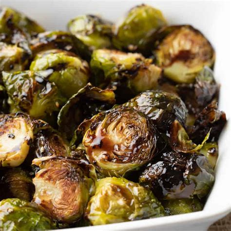 Roasted Brussel Sprouts with Balsamic Glaze - Relish