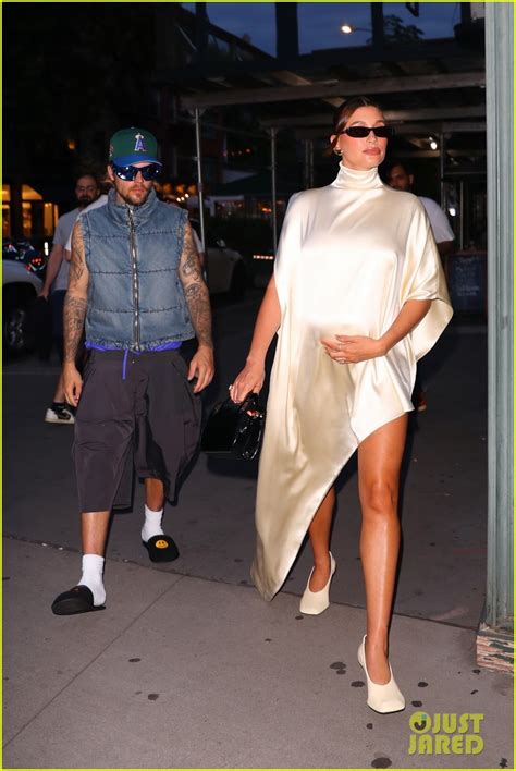 Hailey Bieber Takes Her Pregnancy Style From Day to Night During With ...